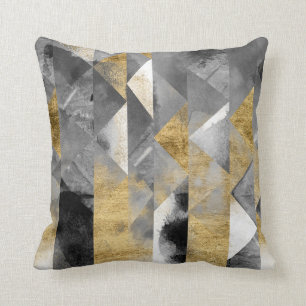 Gilt Reflections I Throw Pillow