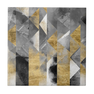 Gilt Reflections I Tile
