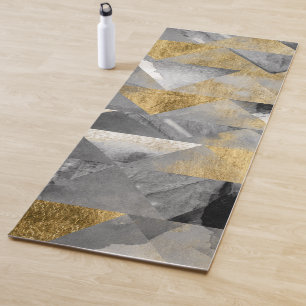 Gilt Reflections I Yoga Mat