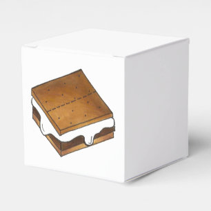 Gimme S'more! Homemade Campfire Camp Smores Favor Box