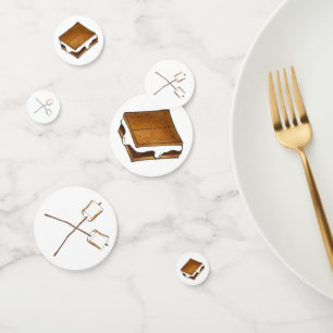 Gimme S'more Marshmallow Campfire S'mores Camp Confetti