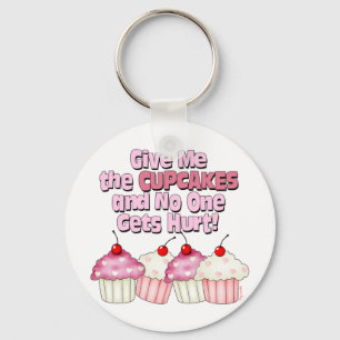 Gimme the Cupcakes Keychain