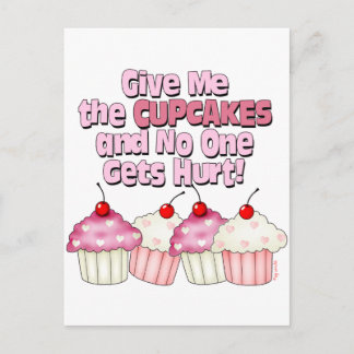 Gimme the Cupcakes Postcard