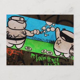 Gimme your doughnuts postcard