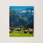Gimmelwald In Swiss Alps - Switzerland Jigsaw Puzzle<br><div class="desc">Mountain Alpine Village of Gimmelwald in Swiss Alps near Lauterbrunnen and Interlaken - Switzerland</div>
