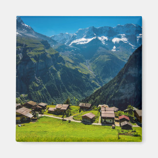Gimmelwald In Swiss Alps - Switzerland Magnet