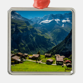 Gimmelwald In Swiss Alps - Switzerland Metal Ornament