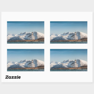 Gimsoy Church Lofoten Norway Sticker