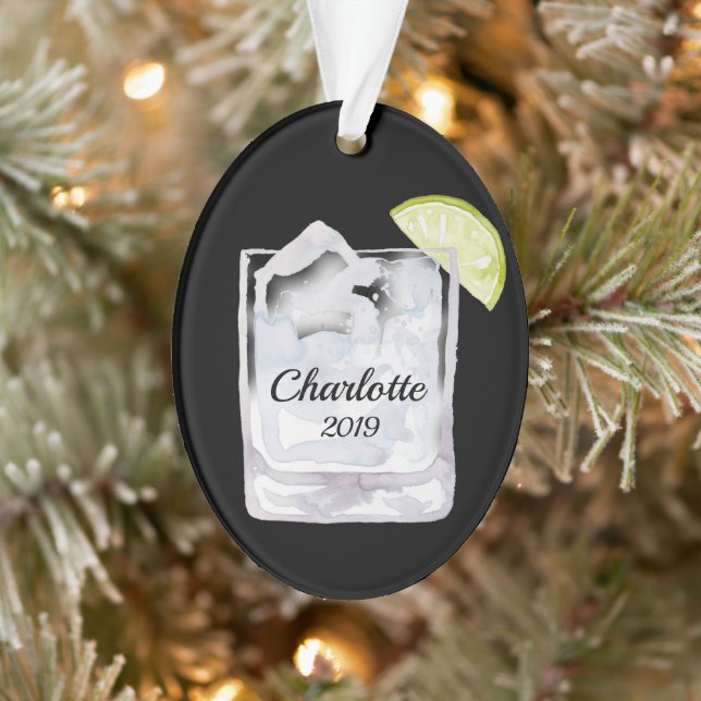 Gin and Tonic Cocktail personnalisé (Arbre)