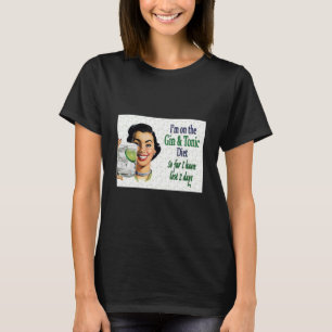 Gin féminin et T-shirt tonique