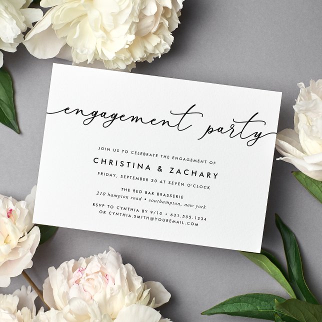 Gin Lane | Invitation de la partie d'engagement (Créateur téléchargé)
