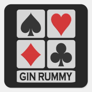 Gin Rummy stickers
