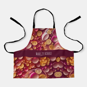 Gin Soda Isometric Pattern Apron