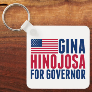 Gina Hinojosa for Governor 2026 Texas Election Keychain