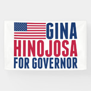 Gina Hinojosa for Governor Texas Election Party Banner