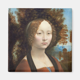 Ginevra de' Benci, c. 1474- 78 Magnet