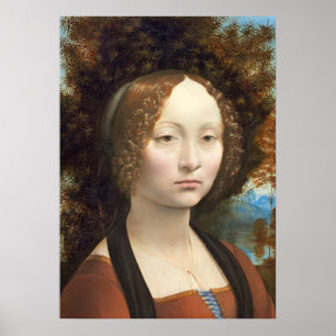 Ginevra de' Benci, c. 1474- 78 Poster