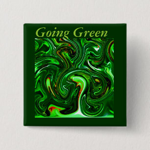 Ging Green_ 2 Inch Square Button