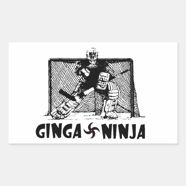 Ginga Ninja - Hockey Goalie Sticker (Front)