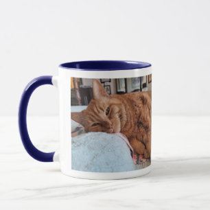 Gingembre Sleepy Chat Matin Mug