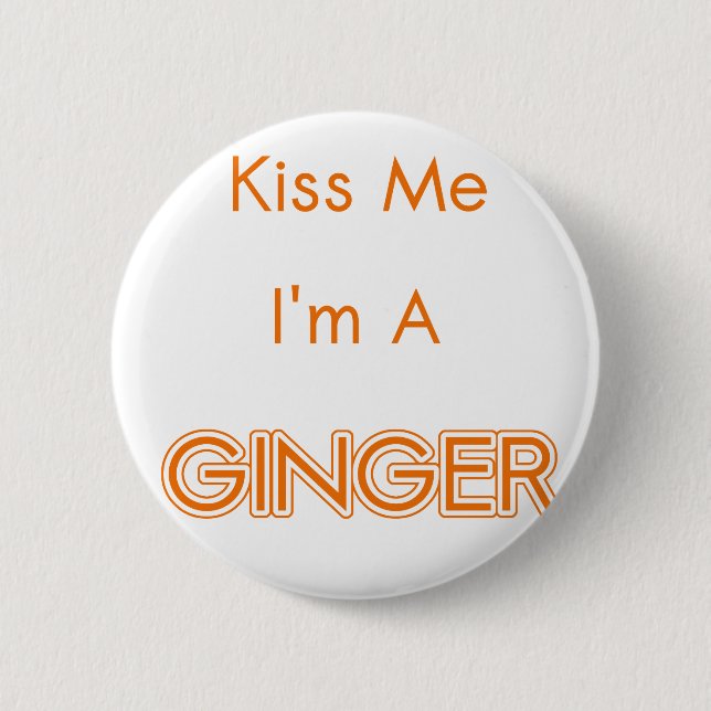 GINGER 2 INCH ROUND BUTTON (Front)