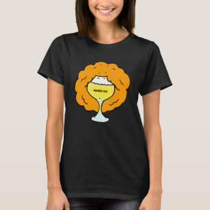 Ginger Ale   Drinking Alcohol Punny Redhead Bar Cr T-Shirt