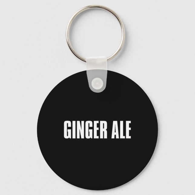 Ginger Ale Thanksgiving Costume Funny Drinks And B Keychain (Front)