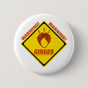 Ginger Alert! 2 Inch Round Button