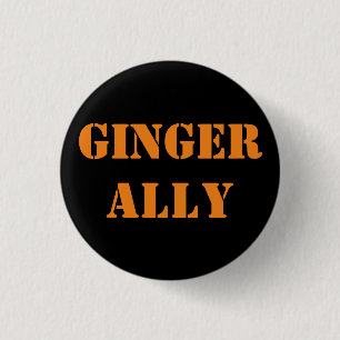 Ginger Ally 3 Cm Round Badge 1 Inch Round Button