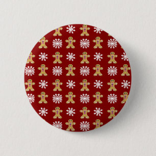 Ginger and Snow 2 Inch Round Button