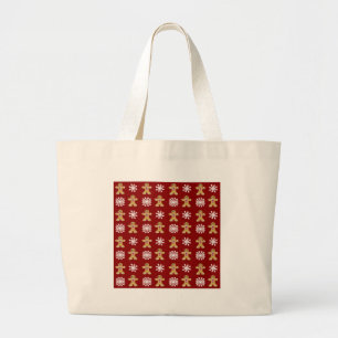 Ginger and Snow Large Tote Bag