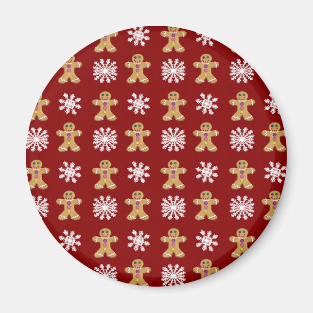 Ginger and Snow Magnet (Front)