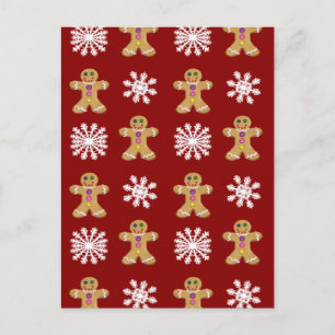 Ginger and Snow Postcard