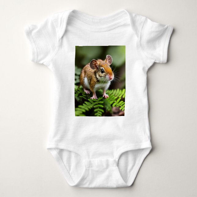 Ginger Australian Hopping Mouse, Baby Bodysuit (Front)