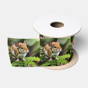 Ginger Australian Hopping Mouse, Satin Ribbon