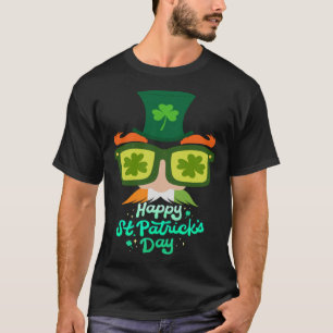 Ginger Beard St Patrick s Day Green Irish Shamrock T-Shirt
