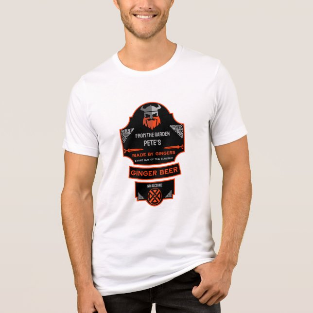 Ginger Beer Maker Tri-Blend Shirt (Front)