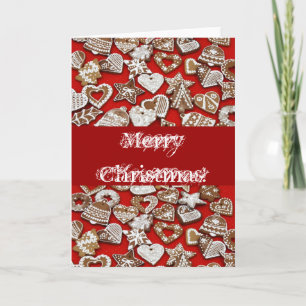Ginger Bread Cookies Holiday Card