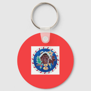 Ginger Bread House Keychain