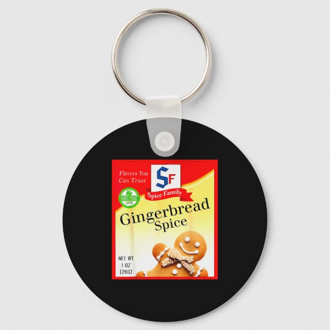 Ginger Bread Sce Group Costume Family Matching Hal Keychain (Front)