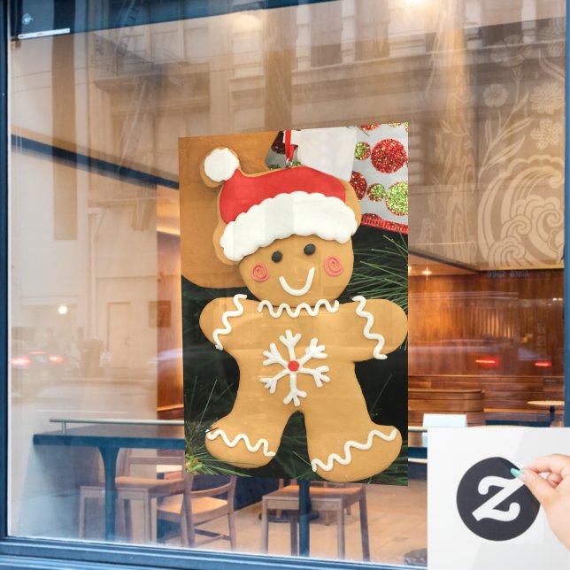 Ginger Bread  Window Cling (Cafe Window)