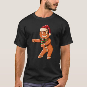 Ginger Bread with Christmashat Floss Dance on Chri T-Shirt