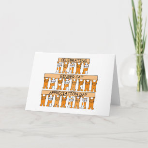 Ginger Cat Appreciation Day - September 1st Card
