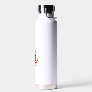 Ginger Cat Christmas Tree Cute Xmas 2 Water Bottle