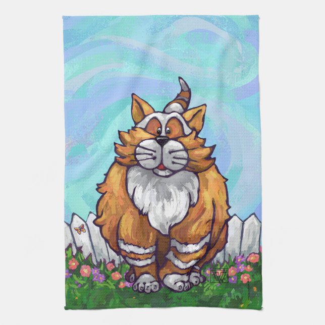 Ginger Cat Gifts & Accessories Kitchen Towel (Vertical)