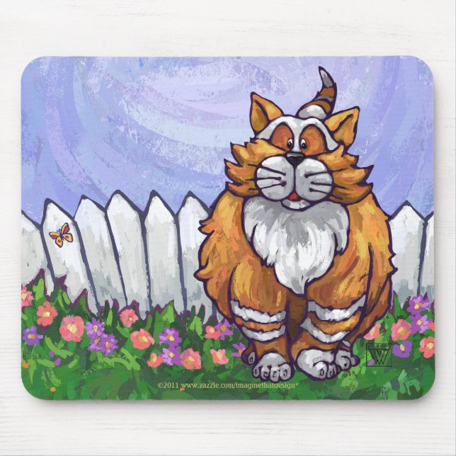 Ginger Cat Gifts & Accessories Mouse Pad (Front)