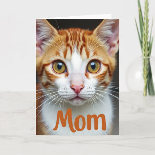 Ginger Cat Moms Day Card