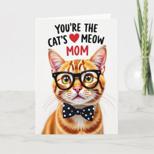 Ginger Cat Mothers Day Card