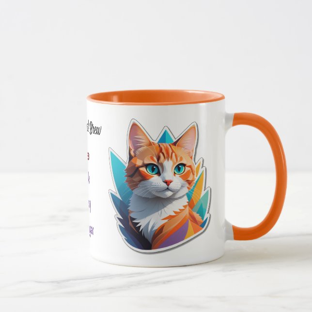 Ginger Cat - My Perfect Brew - Tea or Coffee Mug (Right)