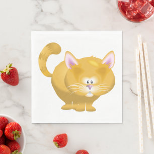 Ginger Cat Paper Napkins